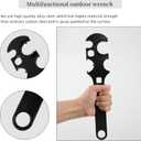 Armorers Wrench Tool for Nut Removal and Tighten, Household and DIY Repairs