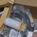 Slow Feeder Dog Bowls for Large Breeds - Bowl is 12-inch High with Stand - Elevated, Raised Bamboo-Stainless Steel Dish (Height: 12" Bowl: Width: 8")