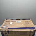 Suncast 33 Gallon Commercial Outdoor Trashcan Hideaway with Lid for 30 to 33 Gallon Bags for Garage, Backyard, or Garden, Brown