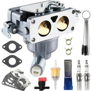 Carburetor Compatible with B&S 796997 796227 796258 Lawn Tractor V-Twin 407777 40N877 40R877 445677 445877 44L777 44M777 44P777 44R677 Engine Carb