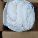 ELEMUSE Queen Mattress Topper for Back Pain, Extra Thick Mattress Pad Cover, Plush Soft Pillowtop with Elastic Deep Pocket, Overfilled Down Alternative Filling (White)