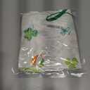 St. Patrick's Day Round Fitted Tablecloth with Elastic Edge Waterproof Washable Green Shamrock Table Cloth Fit 44"-48" Round Table Cover for Kitchen Dining Picnic Outdoor Party Decor