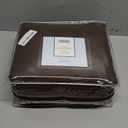 Nestl King Sheet Set - Luxury 1800 Ultra-Soft Microfiber King Bed Sheets - Double Brushed - Deep Pockets - Easy Fit - 4 Piece Set - Bedding Sheets & Pillowcases (King, Chocolate Brown)