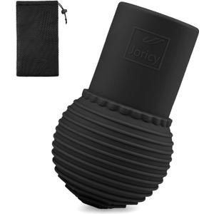 Landmine Attachment for Barbell 2 Inch Bar, 2" Landmine Attachment for Barbell with Bags, Silicone Barbell Bar Cap Fit 2" Olympic Bars, Landmine Bar Accessories for Press Row Spin Split Squats (Black)