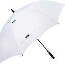 G4Free 68 Inch Automatic Open Golf Umbrella Double White Canopy Wedding Auto Open Extra Large Oversize Windproof Umbrellas(White)