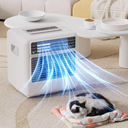 SereneLife Small Air Conditioner Portable 12,000 BTU with Built-in Dehumidifier + Heat - Portable AC unit for rooms up to 550 sq ft - Remote Control, Window Mount Exhaust Kit
