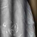 Bedsure Fluffy Duvet Cover Set - Ultra Soft Plush Shaggy Comforter Cover Queen Size, Warm Flannel Fleece Bed Sets for Winter, 3 Pieces (Striped Pattern, Coconut White) (Queen (90" x 90"))