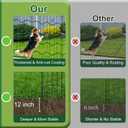 Garden Fence No Dig, 31in(H) x24ft(L) Black 10 Pack, No Gate