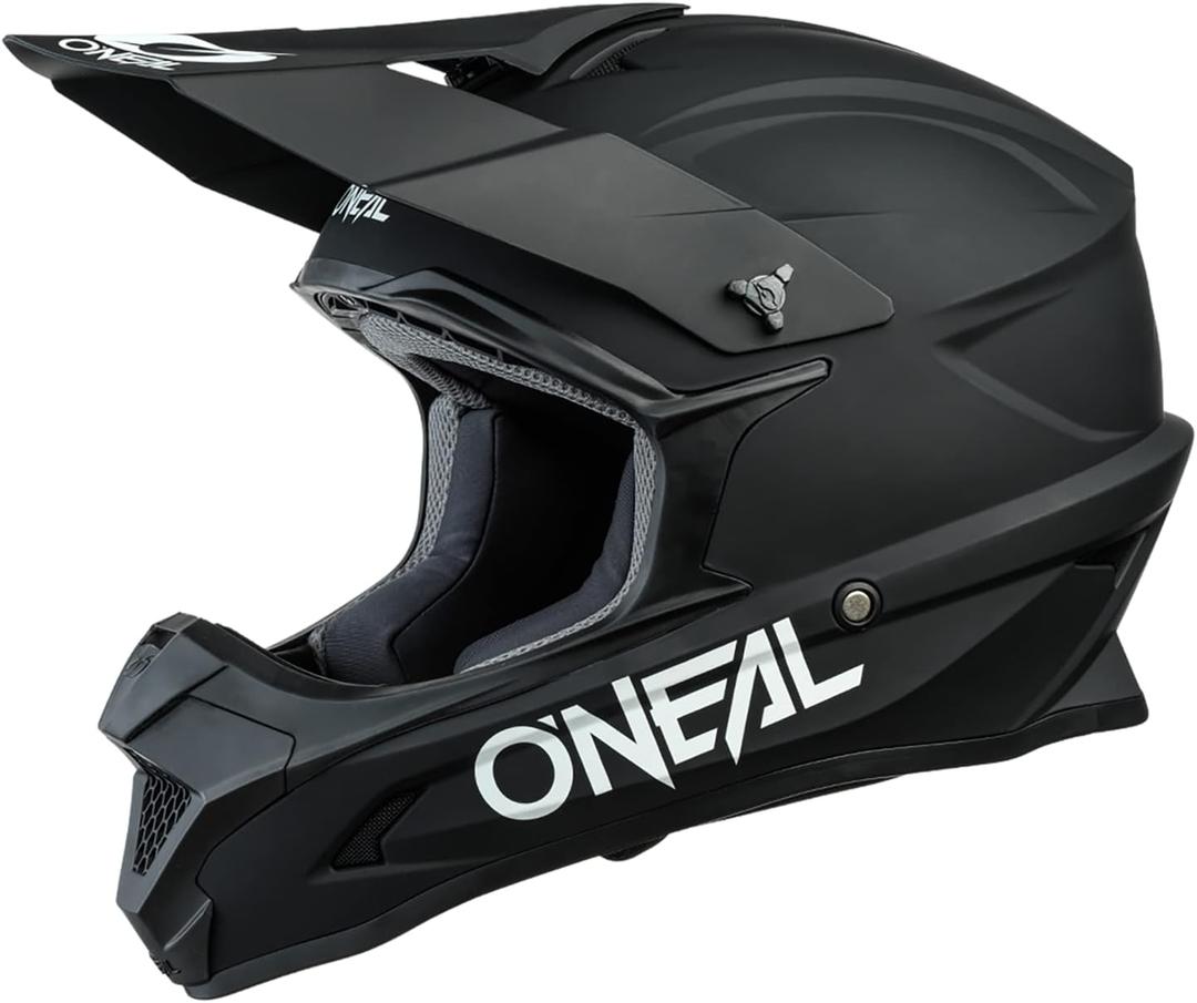 O'Neal 1SRS Adult Dirt Bike Helmet (Large, Black)