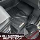 YITAMOTOR Floor Mats & Cargo Liner Fit for Honda CR-V 2026-2023, All Weather TPE Custom Fit for CRV (Gasoline & Hybrid & e:FCEV) Floor Liners with Cargo Mat (Upper Position) Full Set, Black