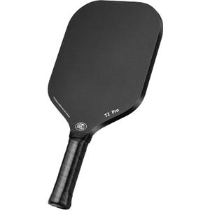 Pickleball Paddle - 16mm T700 Raw Edgeless Carbon Fiber Pickleball Paddle, Great Grit & Spin Rackets Set with Power, Control and Balance, 1 Cover Bag