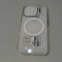 Nvollnoe for iPhone 16 Pro Case Compatible with MagSafe Military Grade Shockproof Heavy Duty Protective Adjustable Kickstand Matte Semi Clear Phone Cover for iPhone 16 Pro(Clear)