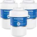 Waterdrop WD-F13 Replacement for GE MWF, SmartWater MWFP, MWFINT, MWFA, GWF, HDX FMG-1, Kenmore 9991, GSE25GSHECSS, WFC1201 Water Filter, 3 Pack