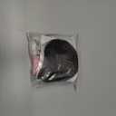 NAYOO Bangs Hair Clip- Dark Brown Fake Bangs 100% Real Human Hair Extensions Wispy Bangs for Women Fringe with Temples Hairpieces Curved Bangs for Daily WearDark Brown Wispy Bangs