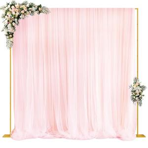 Fomcet 10FT x 10FT Backdrop Stand Heavy Duty with Base, Gold Portable Adjustable Pipe and Drape Kit, Square Metal Arch Party Frame for Wedding Birthday Parties Banquet Decorations Fomcet 10FT x 10FT Backdrop Stand Heavy Duty with Base, Gold Portable Adjustable Pipe and Drape Kit, Square Metal Arch Party Frame for Wedding Birthday Parties Banquet Decorations