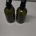 MaisoNovo Soap Dispenser 2-Piece Set | 16.9oz Green Bottles with Black Plastic Pumps