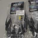 3 x  DEX FIT Cut Resistant Gloves, ANSI Level 5, 3D Construction, Strong Grip, Nitrile, Thin, Breathable, Touch Panel Compatible 
