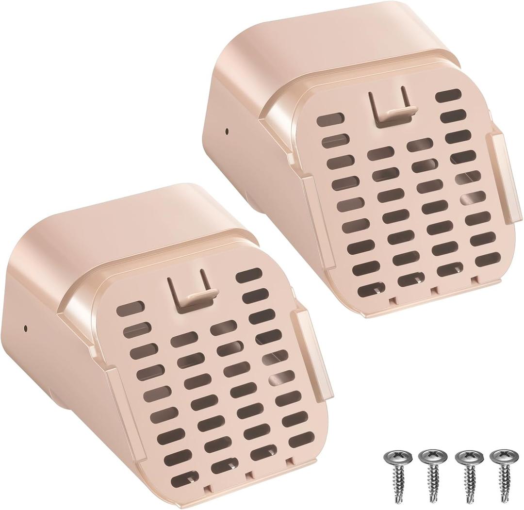3"x4" 2 Pack Type-A Gutter Downspout Extensions Gutter Downspouts Downspout Diverter Outlet Filter and Leaf Guard for Bottom of Downspouts Extender Adapter for 3 inch x 4 inch downspout Limestone