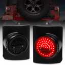 LED Tail Lights for Jeep Wrangler JK JKU 2007-2018 [DOT Approved] [Smoked Lens] [Plug n Play] Gen5
