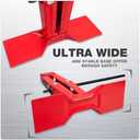 BIG RED T10152 Torin Steel Scissor Lift Jack Car Kit, 1.5 Ton (3,000 lb) Capacity, Red