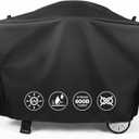 QuliMetal 7112 Grill Cover for Weber Q2000, Q2200, Q2400, Q2000N+, Q2800N+, Q300, Q320, Q3000, Q3200 Gas Grills, Heavy Duty BBQ Gas Grill Cover, 600D