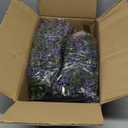 Artificial Boxwood Topiary Ball Trees with Ground Spikes UV Resistant Faux Greenery Shrubs Fake Shrubs for Outdoors, Realistic Faux Plants Bushes for Garden Porch Yard Patio Decor (Purple Green)