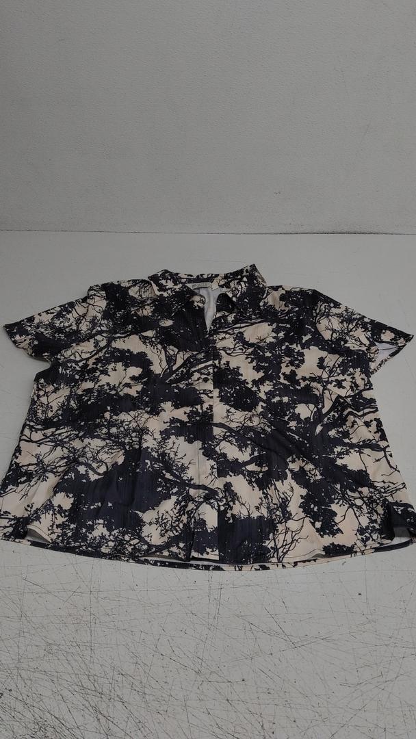 Beautiful Mens Hawaiian Shirt Short Sleeve Button Down Tropical Shirts Casual Floral Summer Beach Shirt M