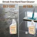 Mop Soap Highly Scented Stress Relief Fragrance. Floor Cleaner Concentrate  Non-Toxic, Pet safe, No Residue  Safe for Tile, Stone, Marble, Wood, & Grout  For All Mop Types  Made in USA (32 Fl Oz (Pack of 1))