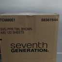 Seventh Generation Unbleached Paper Towels, 100% Recycled Paper, 6 Count, Pack of 4 (Brown)