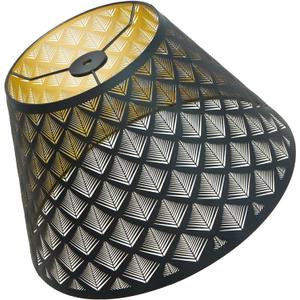 Metal Black Replacement Mini Lamp Shade, Western Lamp Shades, Clip On Lampshade, Arrow Pattern Lampshade, 7" Top x 13" Bottom x 7.8" Height, Fitts Table Lamp Shades And Floor Lamp Shade