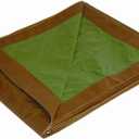 Dry Top 11012 Medium Duty Tarp, 10x12 Feet, Brown/Green