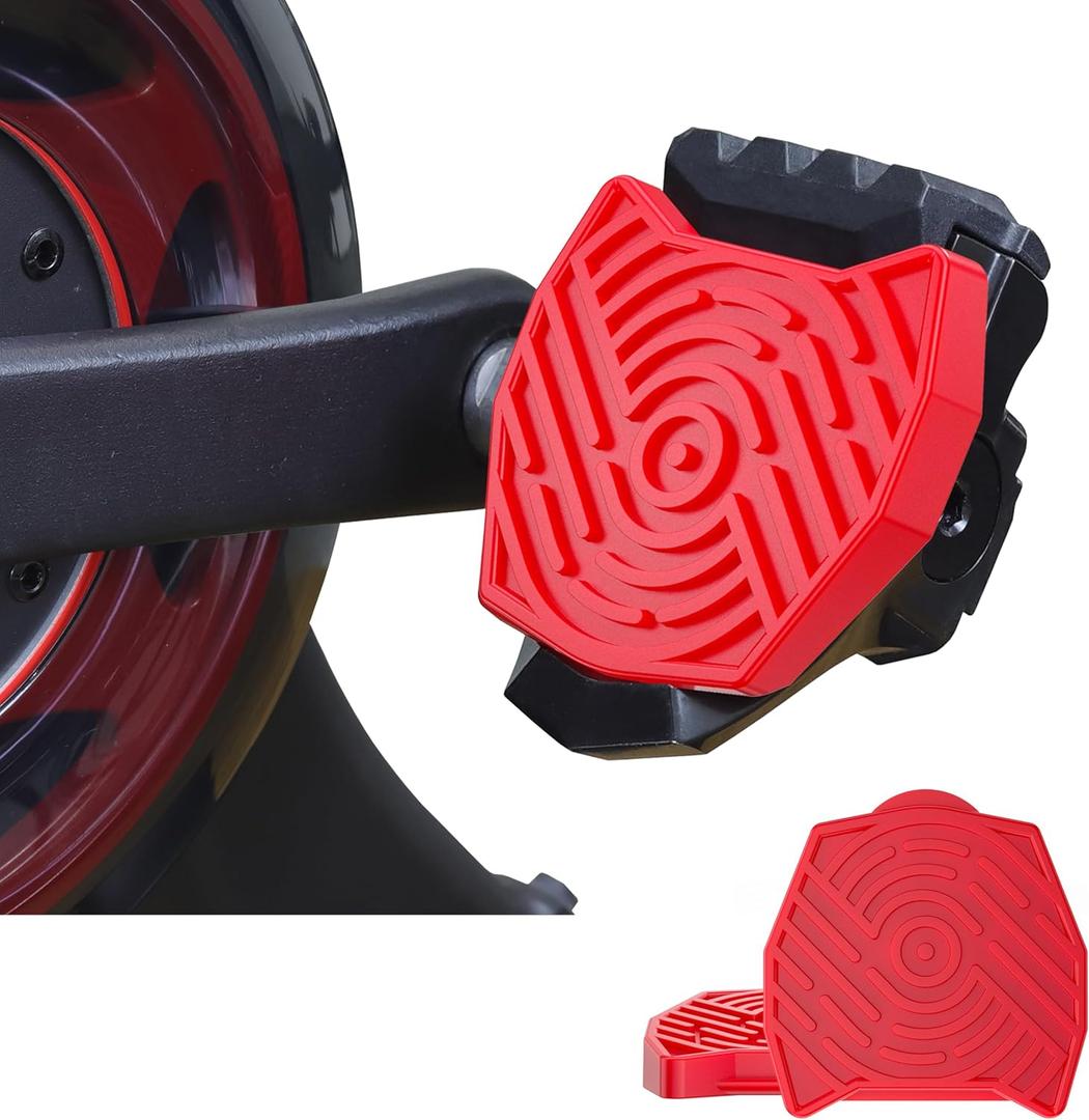 Pedal Converter Compatible with Peloton Bike & Bike Plus, Pedals for Regular Shoes, Replacement Pedals Adapter for Original, Exercise Bicycle Accessories, Flat Pedal Plate Cover Clipless