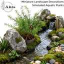 Abzo Fake Plants Faux Greenery Artificial Potted Plants for Home Decor Indoor Office Table Room Farmhouse Bathroom Decor