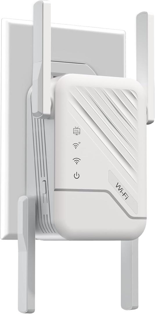 2026 Wireless Router Amplifier, Internet Extender for Home, Long Range WiFi Repeater with Ethernet Port, Easy Setup, Wide Compatibility