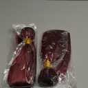 Condescension Human Hair Bundles Burgundy 99J Straight 16 18 20 Inch Bundles Human Hair 100% Unprocessed Burgundy Soft Sewn In Hair with Double Weft for Black Women