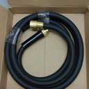 Giraffe Tools Garden Hose 10ft x 5/8'', Short Water Hose Heavy Duty, Lightweight, Flexible Hybrid Hose with Swivel Handle, Male to Female Fittings