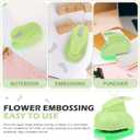 2 x STOBOK 1 Inch Hole Puncher Embosser for Scrapbooking DIY Crafts Card Making Photo Album Envelope Tag Paper Punch Tool