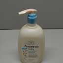 Aveeno Baby Daily Moisture Body Wash & Shampoo with Oat Extract, Hypoallergenic, Tear-Free, No Added Parabens, pH-Balanced Formula For Sensitive Hair & Skin, Baby Essentials, 33 fl oz