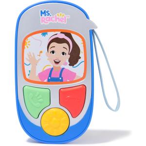Ms. Rachel Official Electronic Talk with Me Learning Phone with Conversational Phrases, Educational Toys & Toddler Toys for Girls & Boys Ages 1-3+