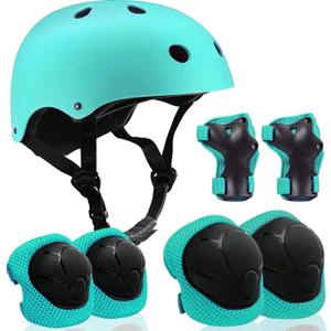 Adjustable Helmet for Ages 5-16 Kids Toddler Boys Girls Youth,Protective Gear with Elbow Knee Wrist Pads for Multi-Sports Skateboarding Bike Riding Scooter Inline skatings Longboard Roller Skate Size: Small: 48-54 cm