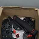 Adjustable Dumbbells, 20/30/40/55/60/70/80/90lbs Free Weight Set with Connector, 2 or 3 in 1 Dumbbells Used as Barbell, Kettlebells, Fitness Exercises for Home Gym Suitable for Men/Women