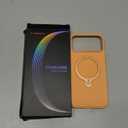 TORRAS Ostand Q3 Silicone for iPhone 17 Pro Max Case, Fit for MagSafe, 360 Spin Ring Stand, Liquid Silicone Cozy Vibrant Grip, Camera Control, Protective Case for iPhone 17 Pro Max, Pastel Orange