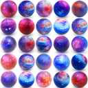 96 Pack Galaxy Stress Balls Bulk for Kids Adults 2 Inch Space Squeeze Anxiety Fidget Sensory Balls Children Outer Space Mini Relief Balls for Birthday Party Favors Finger Exercise School Carnival Gift