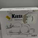 Kitsure Large Dish Drying Rack - Extendable Dish Rack, Multifunctional Dish Rack for Kitchen Counter, Anti-Rust Dish Drainers with Cutlery & Cup Holders 19.2"-26.7" L x 12.9" W, White (Standard)