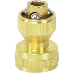 HYDRO MASTER Brass Adjustable Hose NozzleSolid Brass, Adjustable Twist Pressure Sprayer