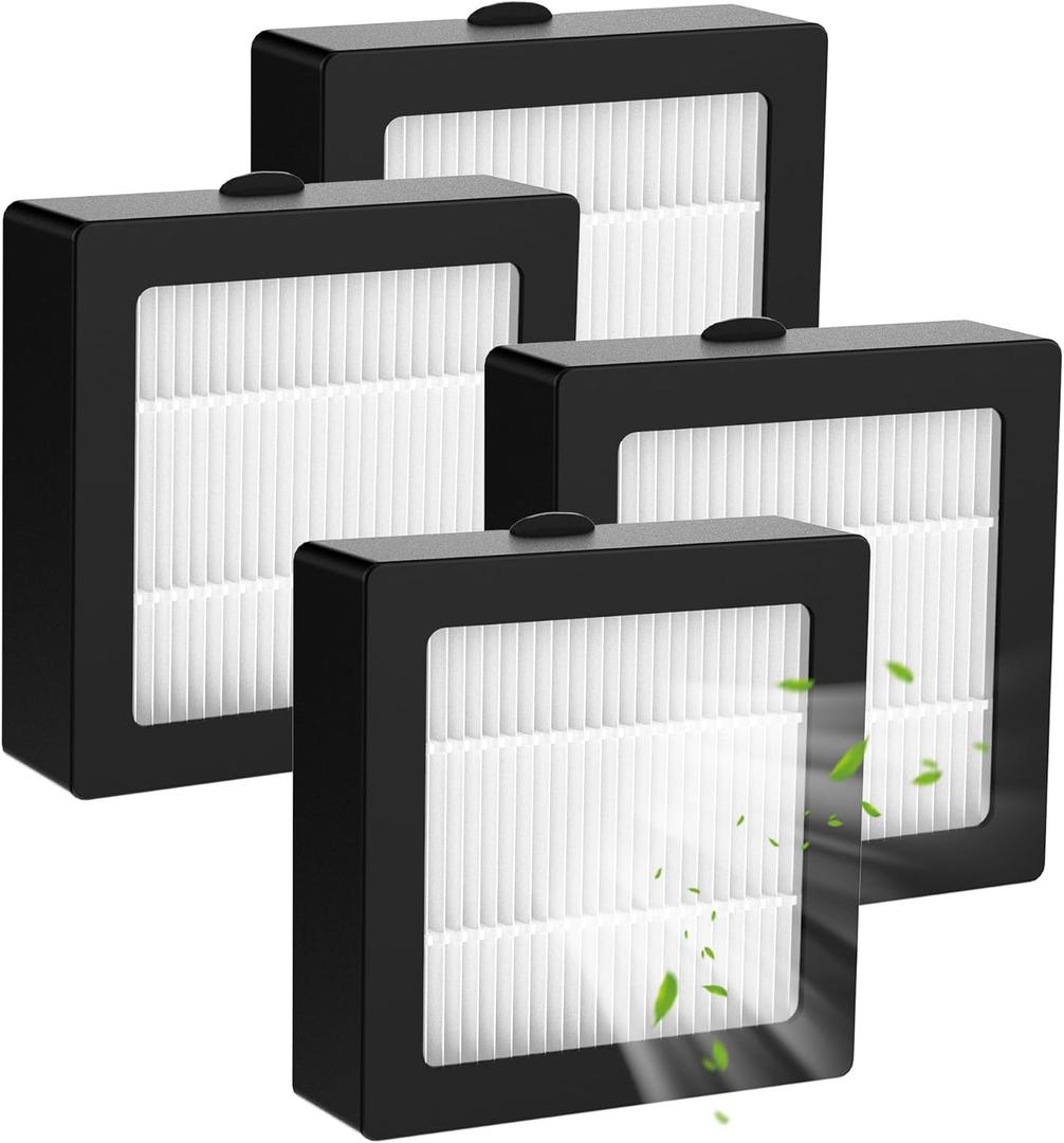 Smokeless Ashtray Replacement Filters 4Pack - HEPA & Carbon Layer for Smoke, Dust, Odor Elimination