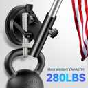 Car Flag Pole, Car Flag Holder with Adjustable Angle Suction Cup Mount, Universal Flag Pole for Car, Trucks, SUV, RV, Camper, Trailer, Vehicle Easy Installation (1 Pack)