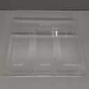 Acrylic Bag Storage Organizer for Kitchen Drawer, Food Storage Bag Organizer Holder Compatible with Ziplock, Glad, Hefty, Gallon, Quart, Sandwich & Snack Variety Size Bag (Clear)