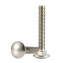 MewuDecor 5/16-18 x 5" Carriage Bolts, Stainless Steel 18-8 (304), Round Head, Square Neck, Fully Threaded, 10 PCS