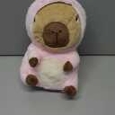 Capybara - duckling duck Stuffed Animal Capybara Wearing Pink duck Costume Plushies Dressed as Cute Funny Plush Toys for Kids Stuffed Animals Gift for Lover 10 Inch